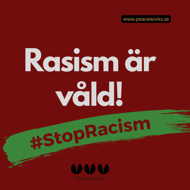 Rasism är våld! <strong>#StopRacism</strong>